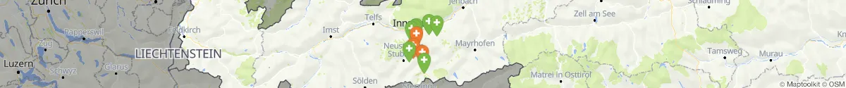 Map view for Pharmacies emergency services nearby Pfons (Innsbruck  (Land), Tirol)